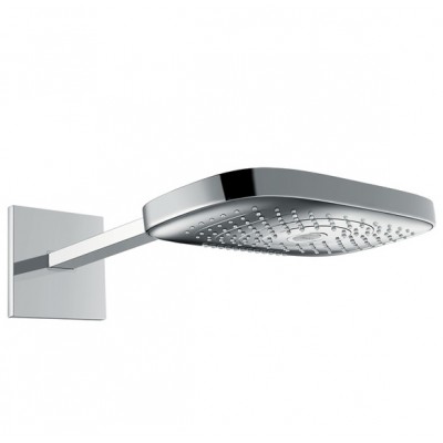 Потолочная душевая лейка Hansgrohe Raindance Select E300 3JET с держателем